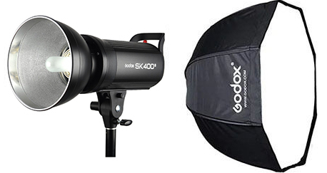 Godox SK400II + Softbox 95cm